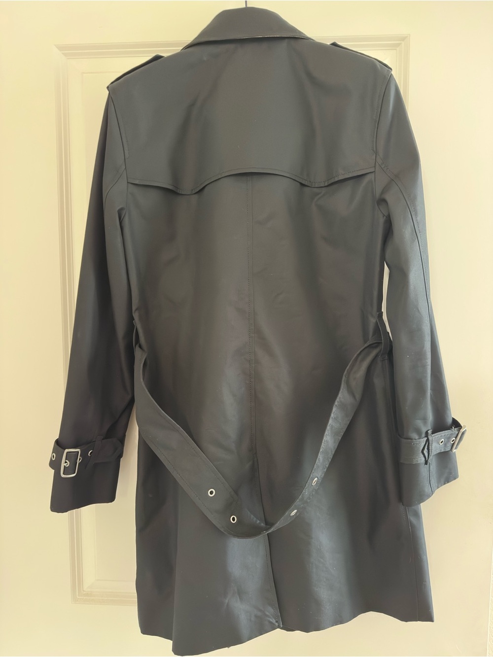 COACH Women’s Black Trench Coat - Picture 4 of 6